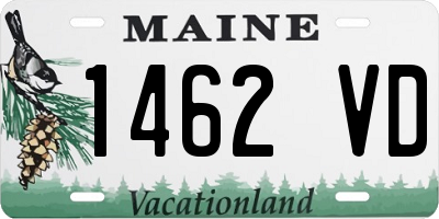 ME license plate 1462VD
