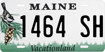ME license plate 1464SH