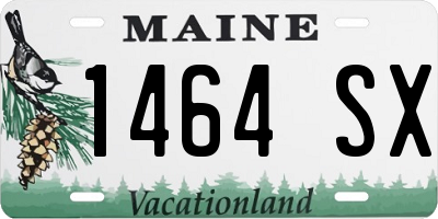 ME license plate 1464SX