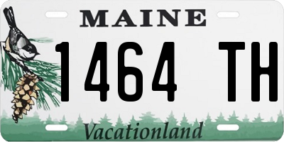 ME license plate 1464TH