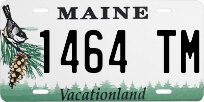 ME license plate 1464TM