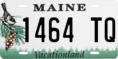 ME license plate 1464TQ