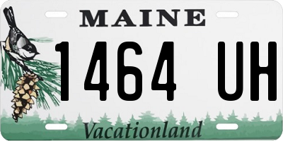 ME license plate 1464UH