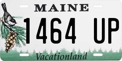 ME license plate 1464UP