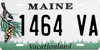 ME license plate 1464VA