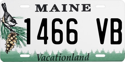 ME license plate 1466VB