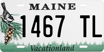 ME license plate 1467TL