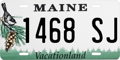ME license plate 1468SJ