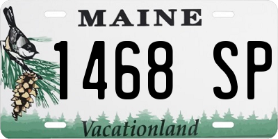 ME license plate 1468SP