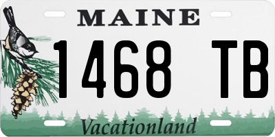 ME license plate 1468TB