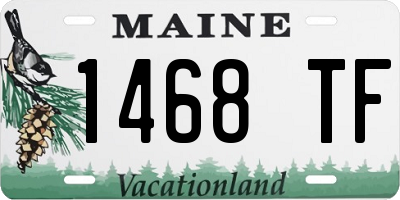 ME license plate 1468TF