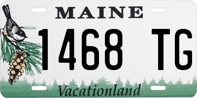 ME license plate 1468TG