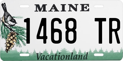 ME license plate 1468TR