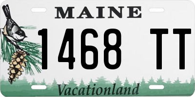 ME license plate 1468TT