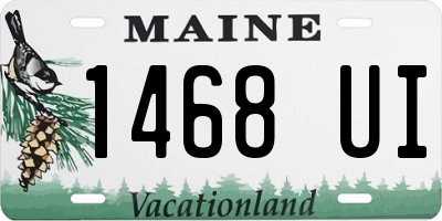 ME license plate 1468UI