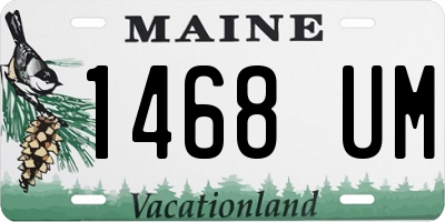 ME license plate 1468UM
