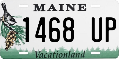ME license plate 1468UP