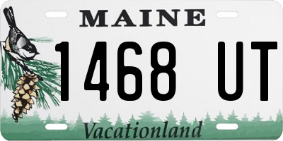 ME license plate 1468UT