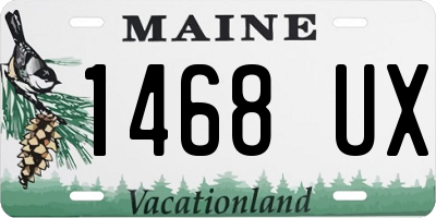 ME license plate 1468UX