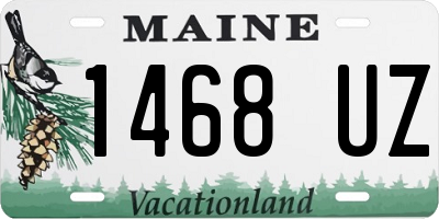 ME license plate 1468UZ