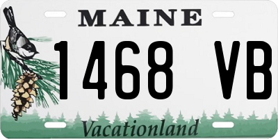 ME license plate 1468VB