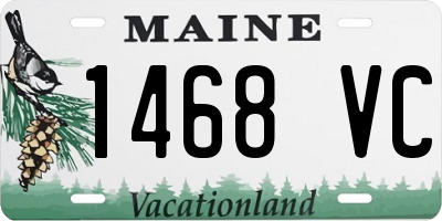 ME license plate 1468VC