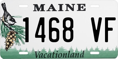 ME license plate 1468VF