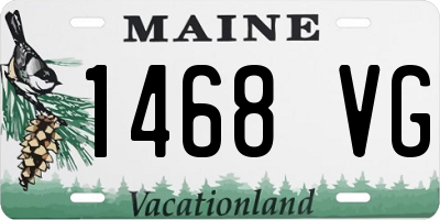 ME license plate 1468VG