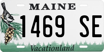 ME license plate 1469SE