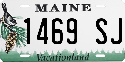 ME license plate 1469SJ