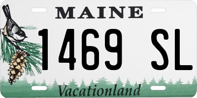 ME license plate 1469SL