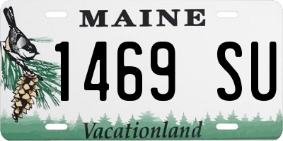 ME license plate 1469SU