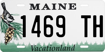 ME license plate 1469TH