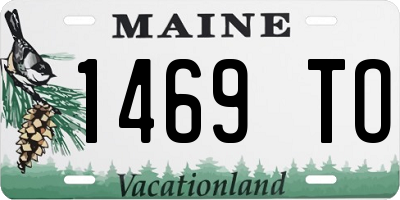 ME license plate 1469TO