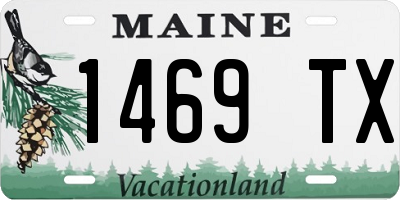 ME license plate 1469TX