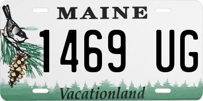 ME license plate 1469UG