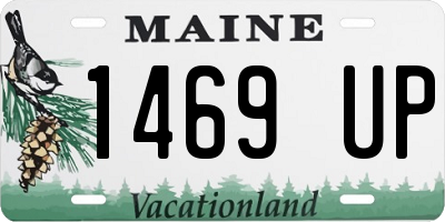 ME license plate 1469UP