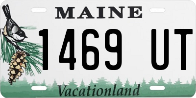 ME license plate 1469UT