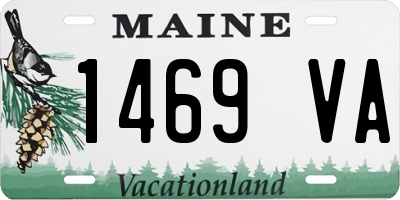 ME license plate 1469VA