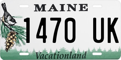 ME license plate 1470UK