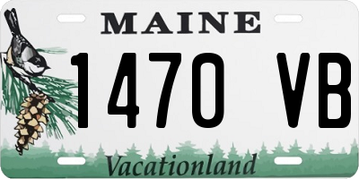 ME license plate 1470VB