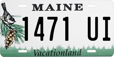 ME license plate 1471UI