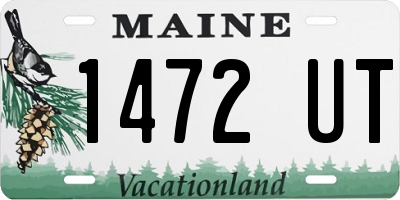 ME license plate 1472UT