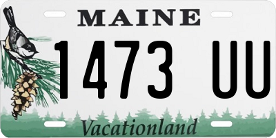 ME license plate 1473UU