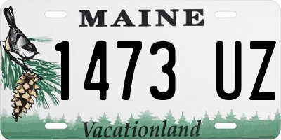 ME license plate 1473UZ