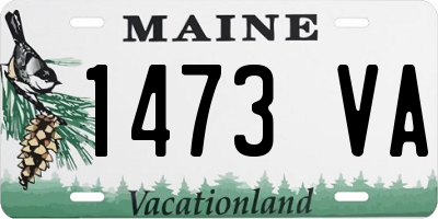 ME license plate 1473VA