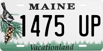 ME license plate 1475UP