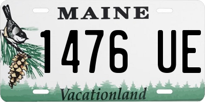 ME license plate 1476UE