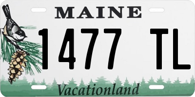 ME license plate 1477TL