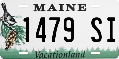 ME license plate 1479SI